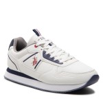 4snk U.S. Polo ASSN NOBIL004-WHI006 sneaket white/blue/red
